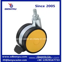 Yellow Baby Bed 2.5 Inch Wheel Caster